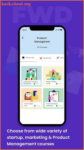 Learn Product Management and Marketing Skills @FWD screenshot