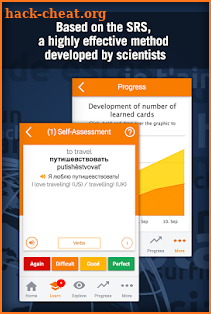 Learn Russian with MosaLingua screenshot