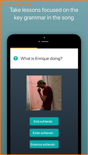 Learn Spanish with Lirica: Music Language Learning screenshot