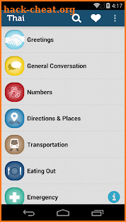 Learn Thai Pro - Phrasebook screenshot