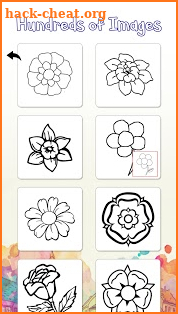 Learn to Draw & Color Flowers Step by Step 2018 screenshot