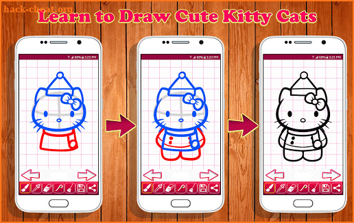 Learn to Draw Cute Kitty Cats screenshot