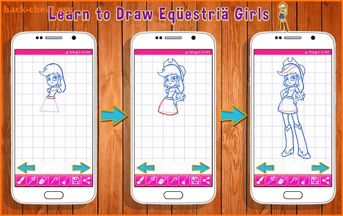 Learn to Draw Equestria Girls screenshot