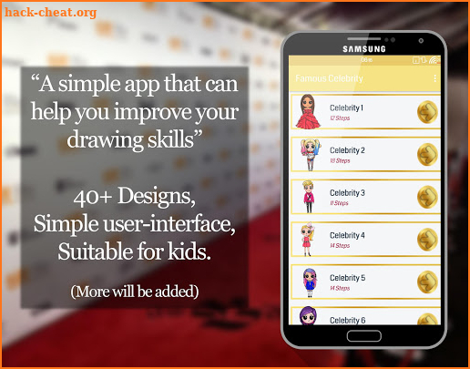 Learn To Draw Famous Chibi Celebrity Step by Step screenshot