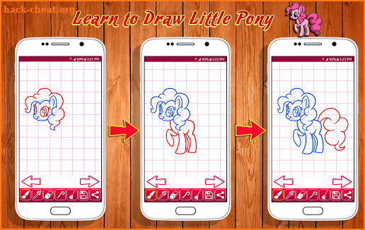 Learn to Draw Little Pony Characters screenshot