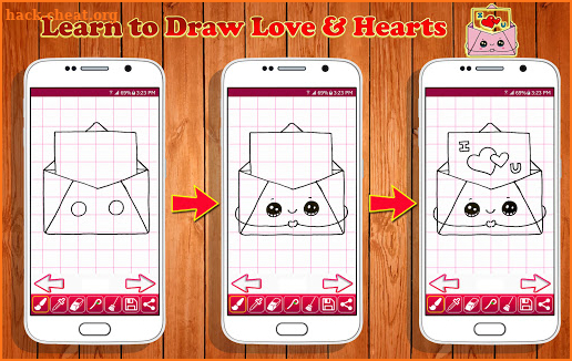 Learn to Draw Love & Hearts screenshot