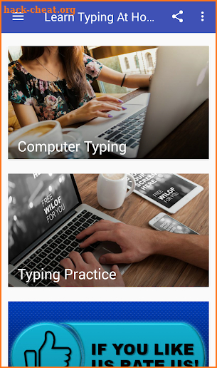 Learn Typing At Home screenshot