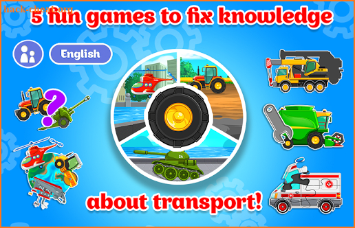 Learn Vehicles for Kids - Transport for Toddlers screenshot