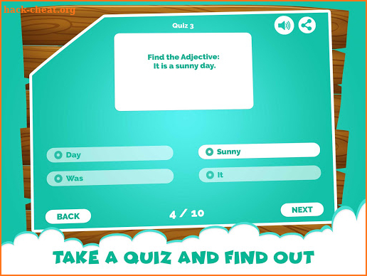 Learning Adjectives Quiz Games screenshot