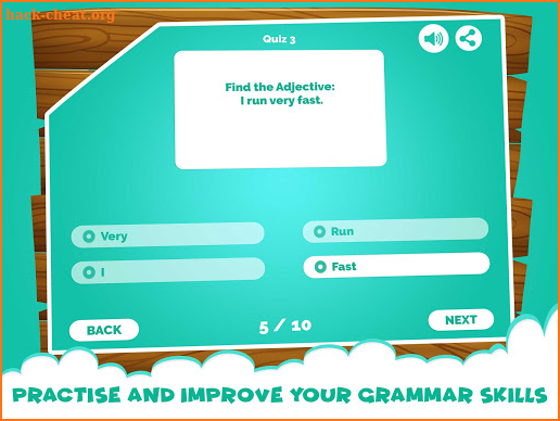 Learning Adjectives Quiz Games screenshot