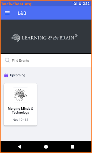 Learning and the Brain screenshot