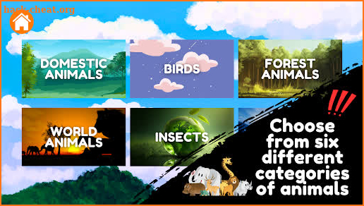 Learning Animals in English screenshot