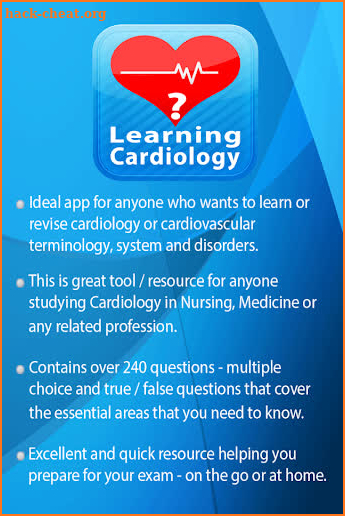 Learning Cardiology Quiz screenshot