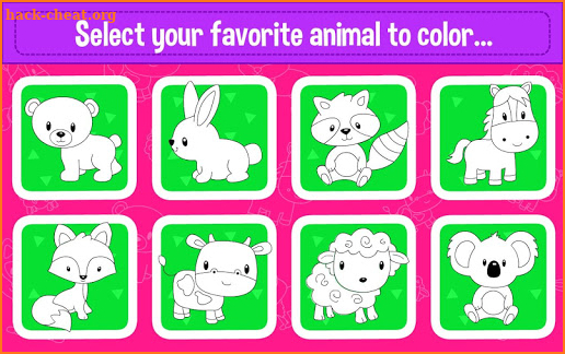 Learning Coloring Game for Toddlers & Preschoolers screenshot