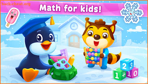 Learning Math with Pengui ~ Kids Educational Games screenshot