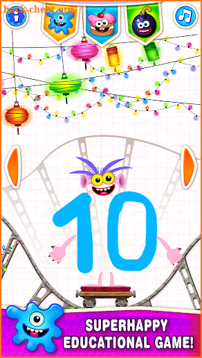 Learning numbers for kids! Writing Counting Games! screenshot