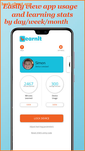 LearnIt - Screen Time Parental Control screenshot