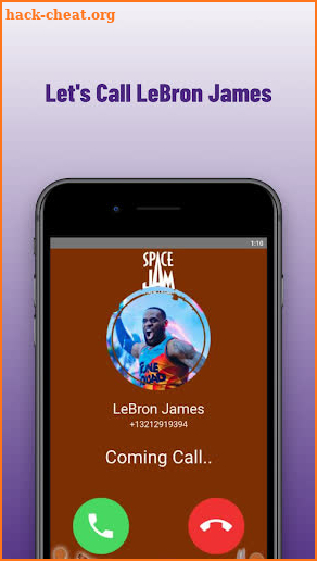 lebron james video call Space Jam screenshot