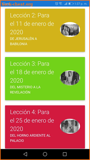 Lección De Escuela Sabatica 1 Trimestre 2020 screenshot