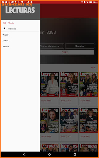 Lecturas Revista screenshot
