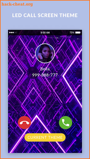 LED Call Screen Theme screenshot