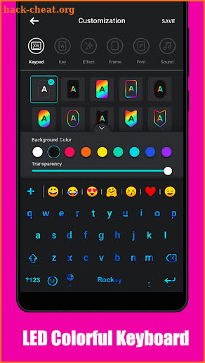 LED Colorful Keyboard screenshot