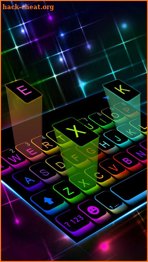 Led Colorful Keyboard Theme screenshot