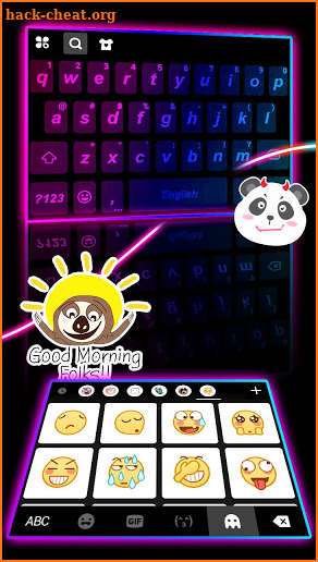 LED Keyboard Theme screenshot