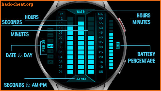 LED Sci-Fi Watch Face screenshot