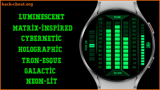 LED Sci-Fi Watch Face screenshot