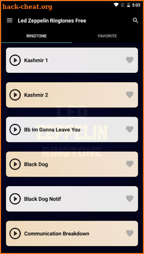 led zeppelin ringtones free screenshot