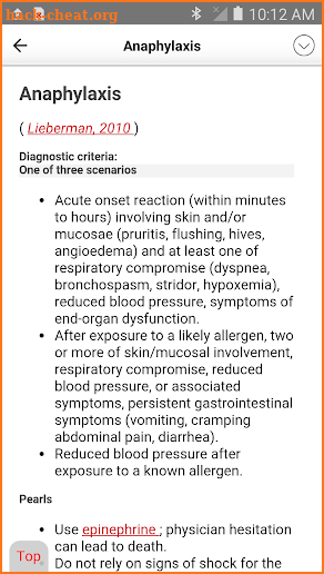 Lederman’s Internal Medicine screenshot