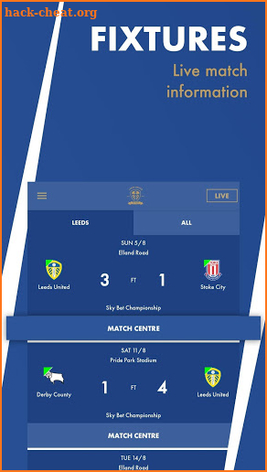 Leeds United Official screenshot