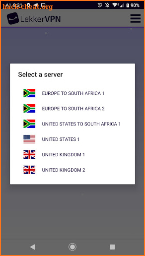 LekkerVPN screenshot