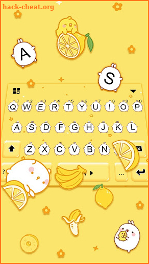 Lemon Bunny Gravity Themes screenshot