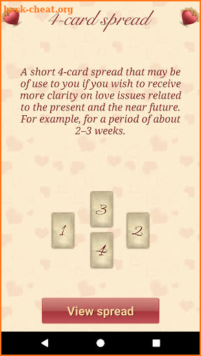 Lenormand Love Tarot screenshot