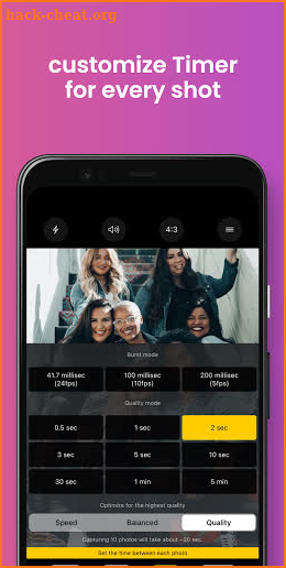 Lens Buddy: selfie & Camera Timer screenshot