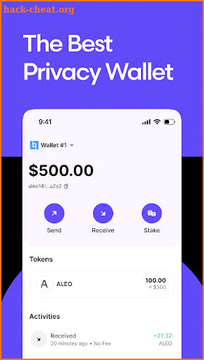 Leo Wallet - Aleo Wallet screenshot