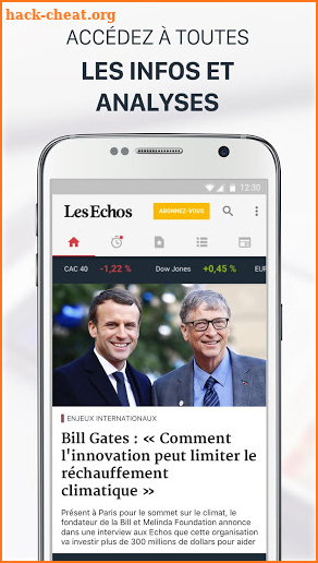 Les Echos, l'info économique screenshot