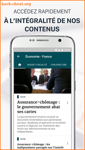 Les Echos, l'info économique screenshot