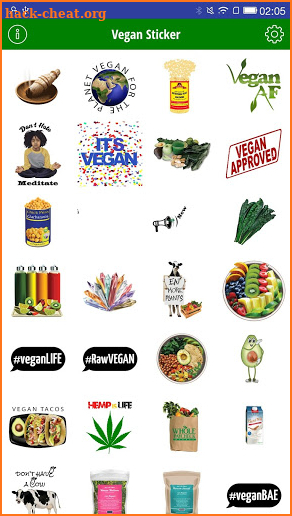 Let’s Be Vegan Emojis screenshot