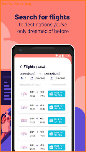 Let’s Fly booking cheap flights best flight rates screenshot