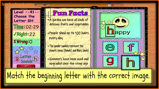 Letter Sounds screenshot