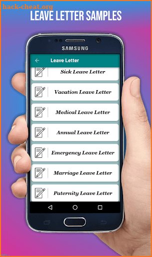 Letter Templates Offline - Business & Cover Letter screenshot