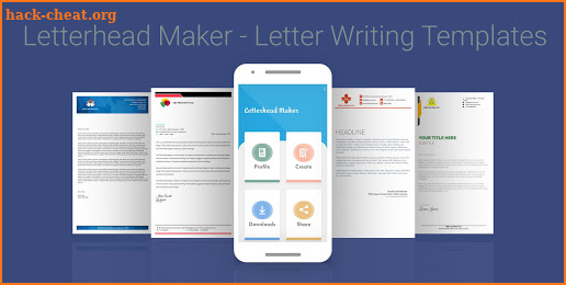 Letterhead Maker - Letter Writing Templates screenshot