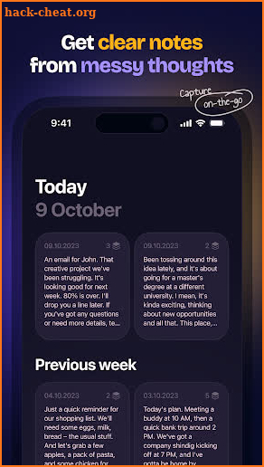 Letterly: Write by Voice & AI screenshot