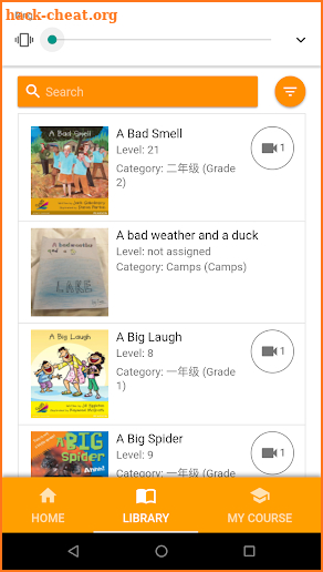 Leveled book library for kids learning to read screenshot