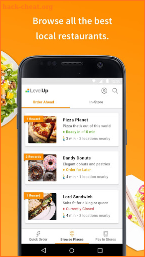 LevelUp: Order food ahead and never wait in line screenshot