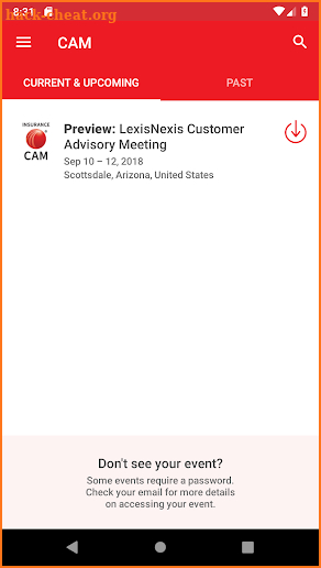 LexisNexis Insurance CAM screenshot