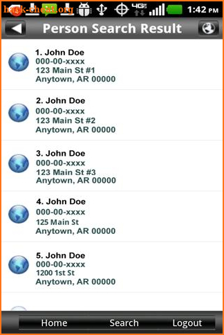 LexisNexis® Accurint® Mobile screenshot